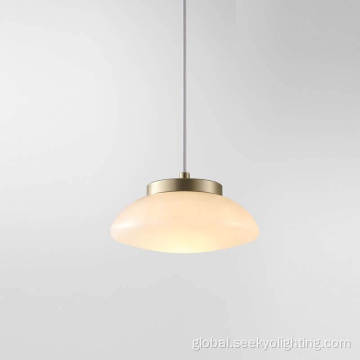 Modern Nordic Pendant Light Modern Decorative Textured Blown Glass LED Pendant Lights Factory